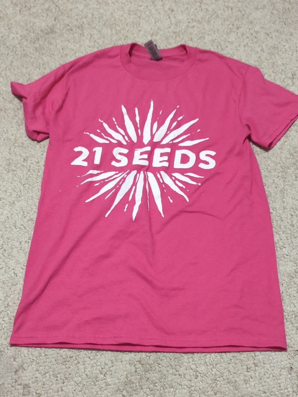 21 Seeds Kids Graphic Tee - Pink